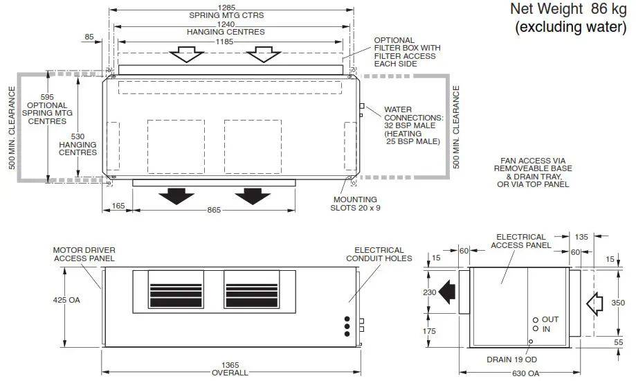 temperzone IMD 210Y Ducted Fan Coil Unit - Product Overview 4