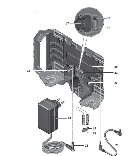 BOSCH GPB 12V-10 Professional Cordless Jobsite AM and FM Radio 7