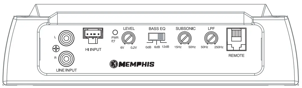 MEMPHIS SRX1200 1V Street Reference Mono Amplifier - fig 1
