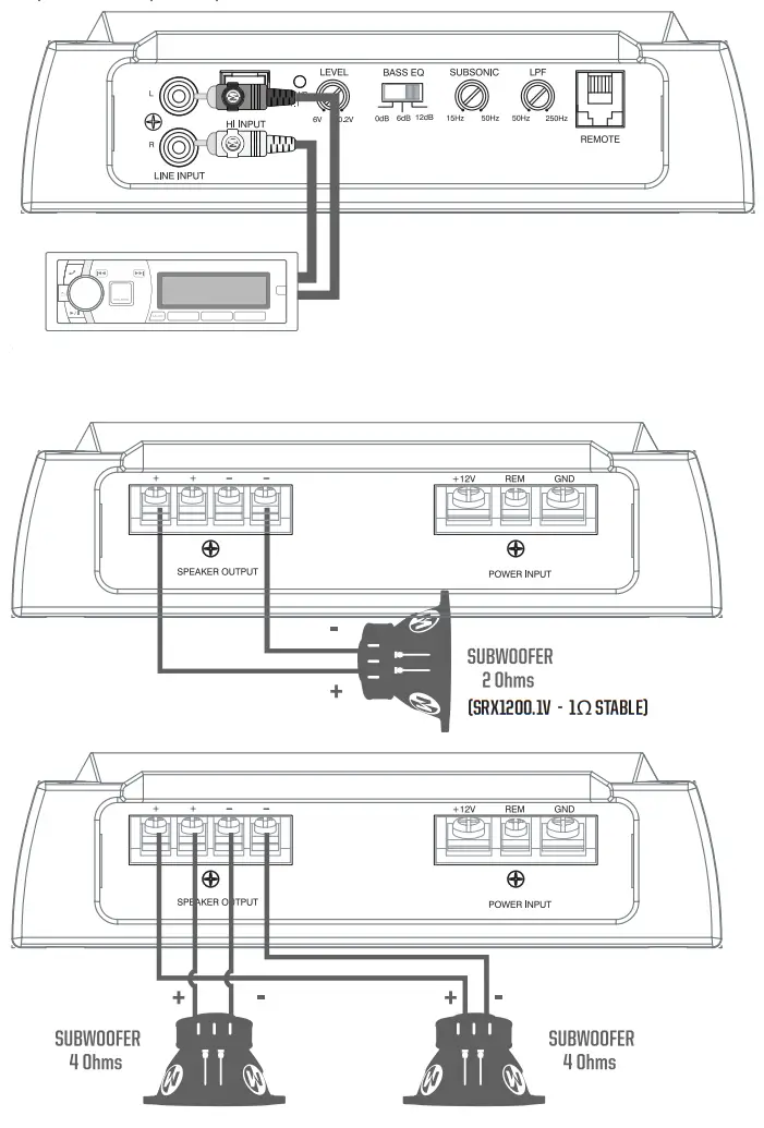 MEMPHIS SRX1200 1V Street Reference Mono Amplifier - fig 2