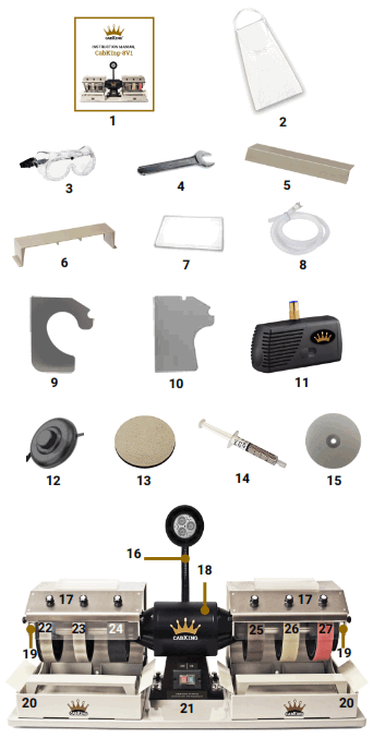 CabKing-8V1 Cabbing Machine - PARTS LIST