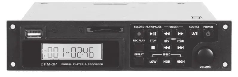 MIPRO DPM 3P Digital Audio Recorder Module