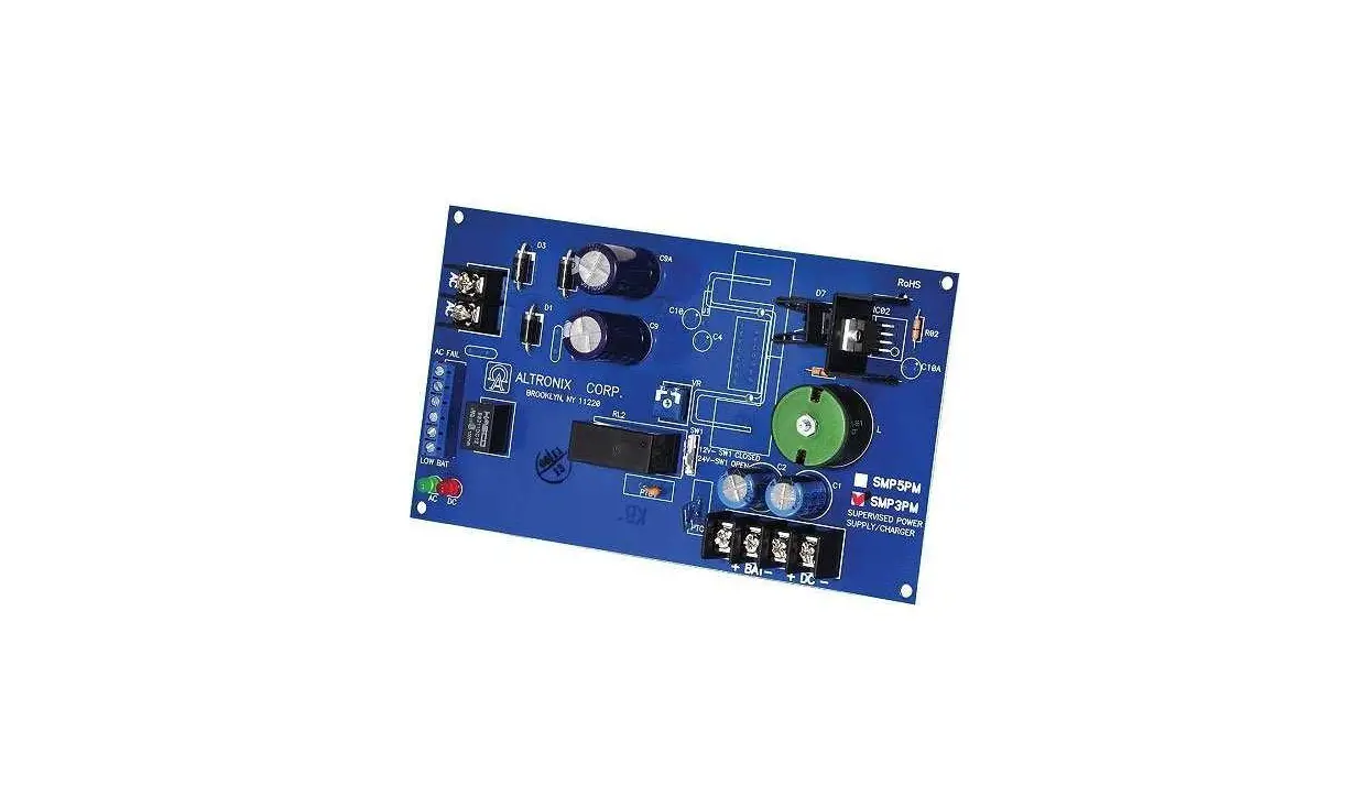 Altronix Smp3pm Supervised Power Supply Charger Installation Guide