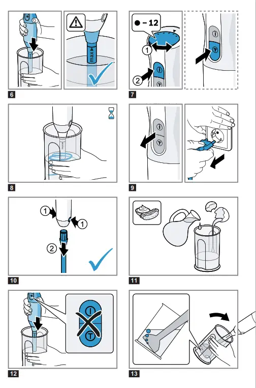 BOSCH MS6CM4190 ErgoMixx Style Hand Blender - fig 1