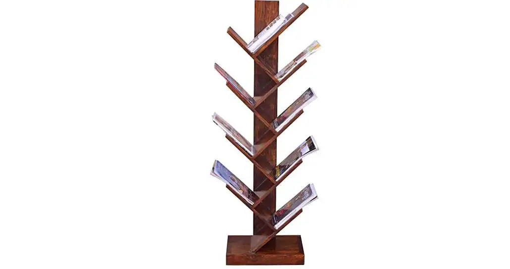 Costway Cb10372 Tree Bookshelf With Drawer User Manual