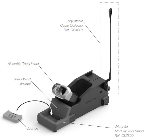 JBC APS Stand for AP250 Solder Feed Iron - Connections