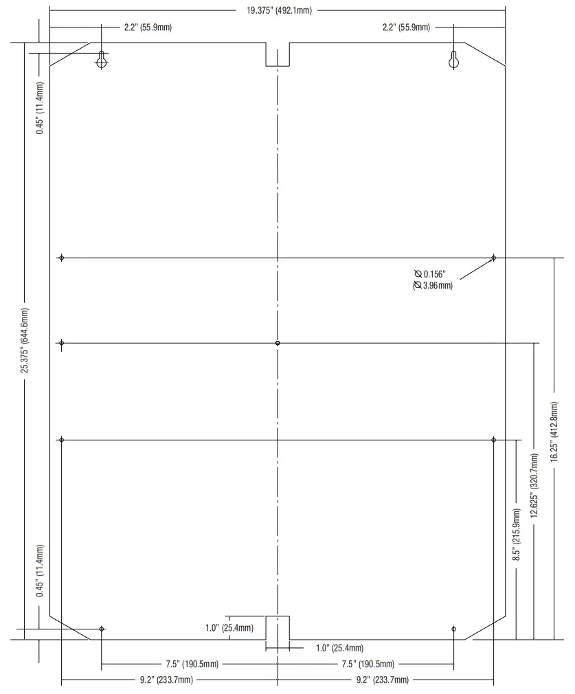 Trove2KH2 Access and Power Integration - Dimensions