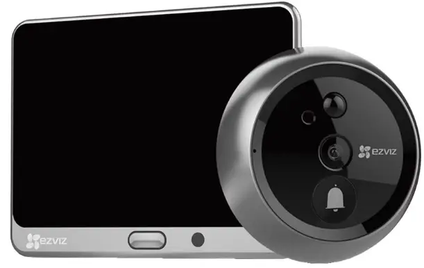 EZVIZ CS-DP2-A0-6E2WPFBS 1080p Smart Door Viewer Camera
