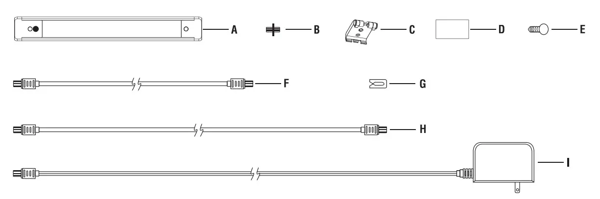 Commerical Electric 1005730702 2 Bar LED Under Cabinet Light - Fig 2