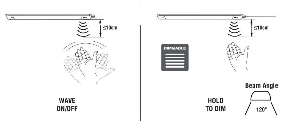 Commerical Electric 1005730702 2 Bar LED Under Cabinet Light - Fig 8