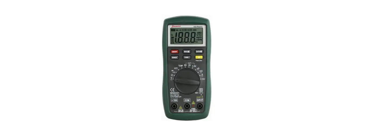 V A Instrument Ms8221 Pocket Size Digital Multimeter User Manual