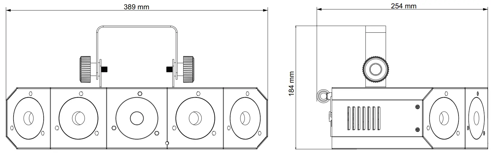 eurolite LED SCY 500 QCL Beam Effect -Remote control 2