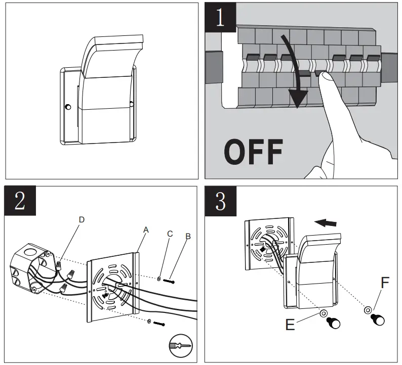 Inowel 18511 Outdoor LED Wall Light - Fig 2