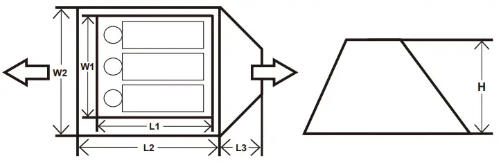 Bestway 68090 Pavillo Activemount 3 Tent - Dimensions
