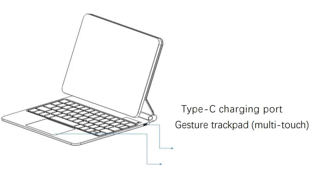 WIWU QM003 Magnetic Suspension Keyboard Case-fig2