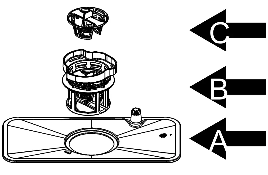 EVERDURE DWC066WE 55cm White 6 Place Settings Free Standing Dishwasher fig 5