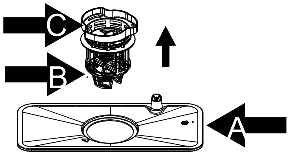 EVERDURE DWC066WE 55cm White 6 Place Settings Free Standing Dishwasher fig 6