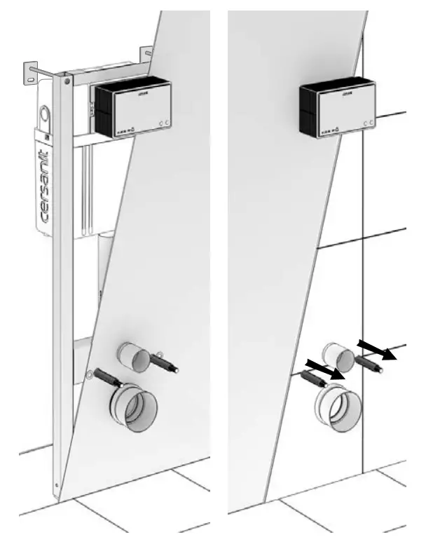 cersanit Aqua Smart M40 Wall Hung Toilet - fig 22