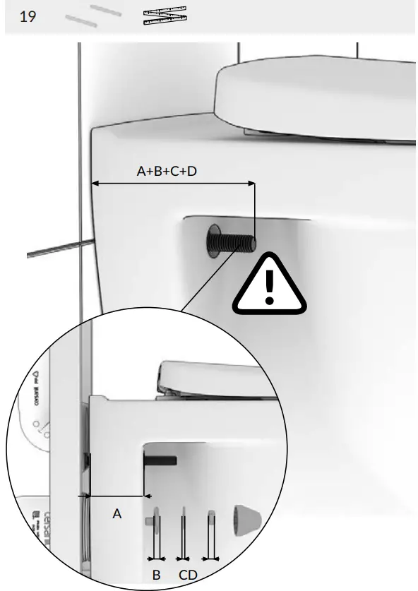 cersanit Aqua Smart M40 Wall Hung Toilet - fig 23