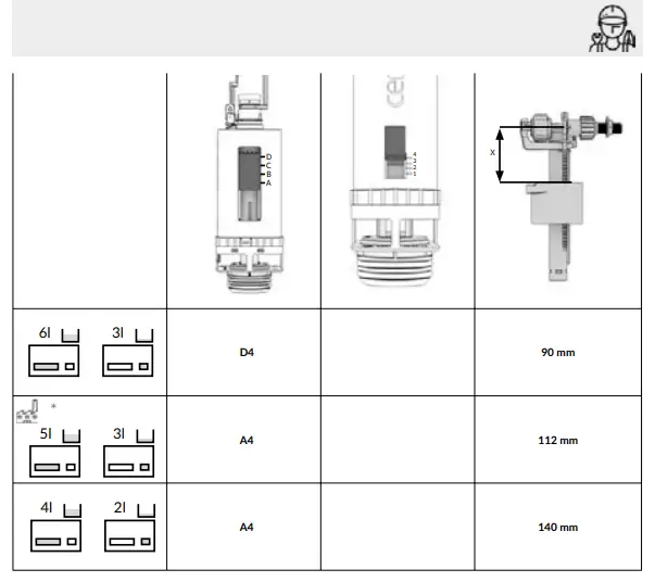 cersanit Aqua Smart M40 Wall Hung Toilet - fig 27