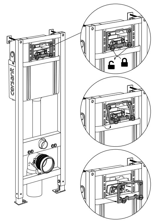 cersanit Aqua Smart M40 Wall Hung Toilet - fig 9