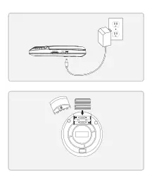 Denver DM 24 Portable cd player - charging