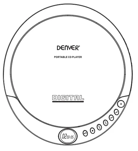 Denver DM 24 Portable cd player