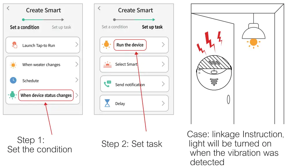 FEIT Electric Vibration Alarm Break Smart Sensor at Menards - FIG 3
