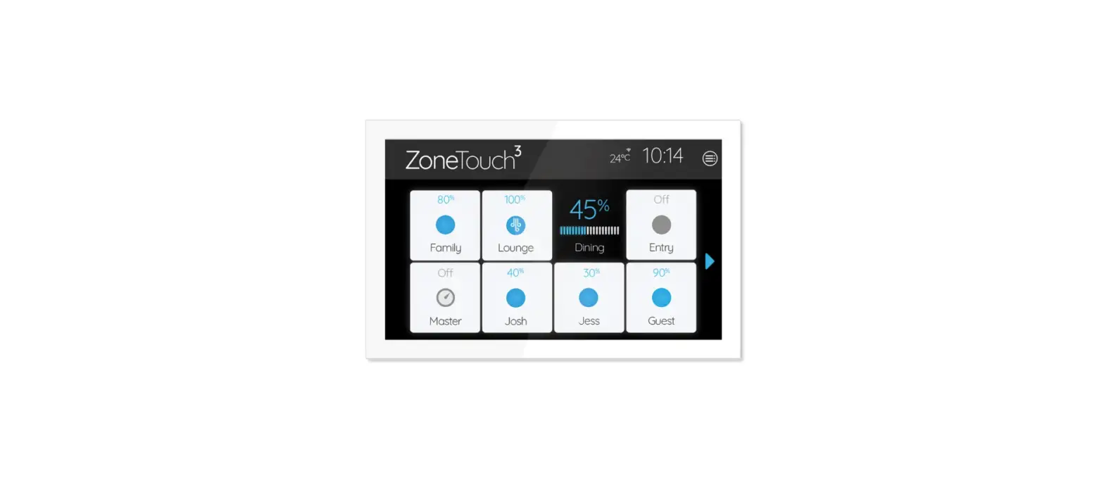 Airtouch Zonetouch3 Touch Screen Zone Controller With App Installation Guide