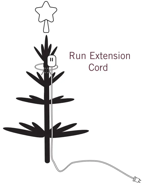 HOME DECORATORS 22PG90203 Twinkly Swiss Mountain Fir Christmas Tree - Figure 4