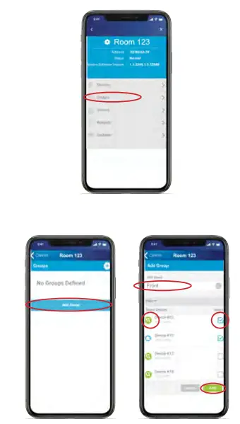 LEVITON RF Standalone App - Create Groups