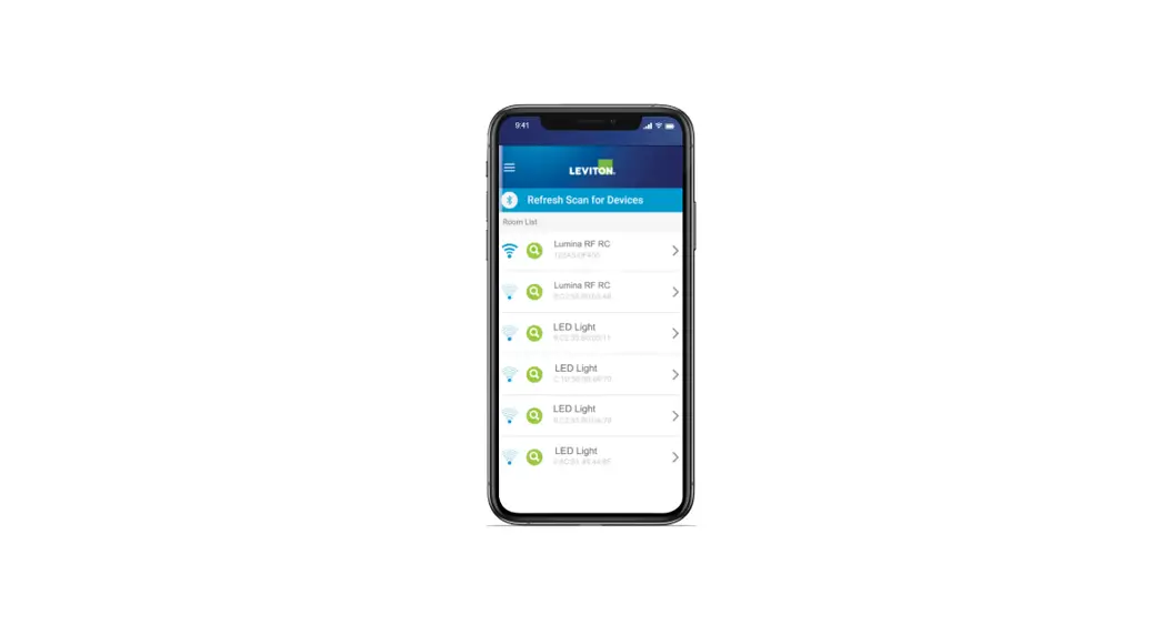 Leviton Rf Standalone App User Guide