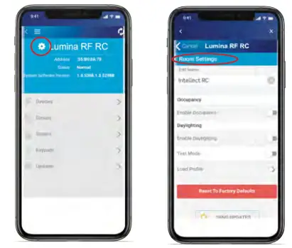 LEVITON RF Standalone App - Fig 1