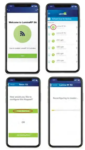 LEVITON RF Standalone App
