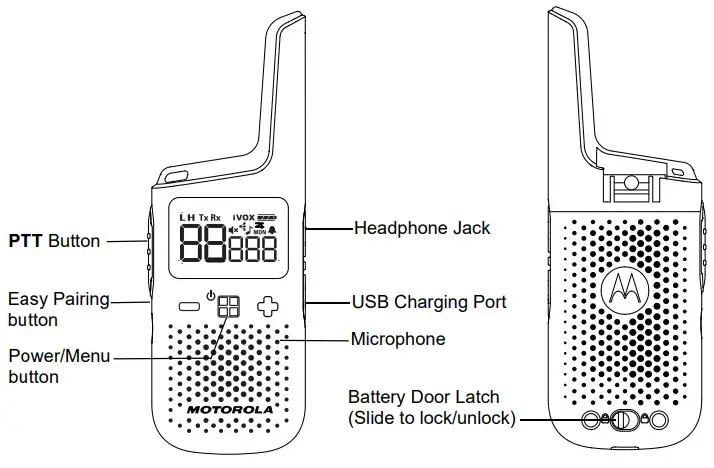 MOTOROLA XT185 Two Way Radio -