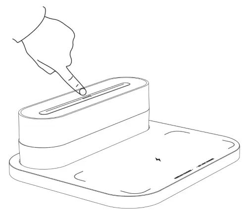 Livoo TEA292 Bedside Lamp with Fast Wireless Charger - temperature 1