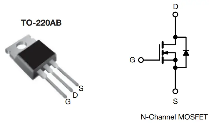 VISHAY IRFBC40A Power MOSFET fig 7