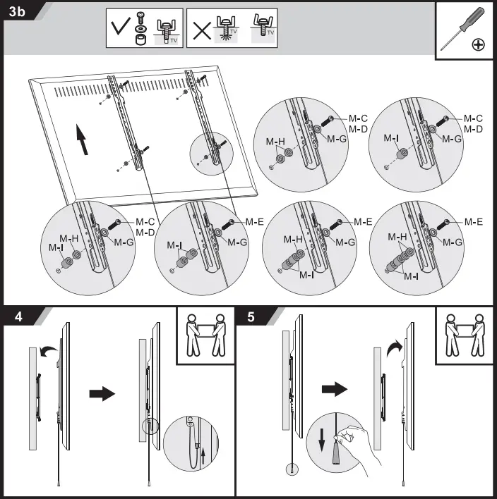 MONOPRICE-43208-Slimselect-Series-Low-Profile-ExtraWide-Fixed-Tv-Wall-Mount-Bracket-5