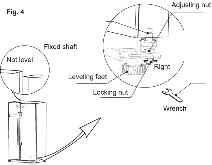 living co HC-689WEBG 532L Side by Side Fridge-Freezer-FIG5
