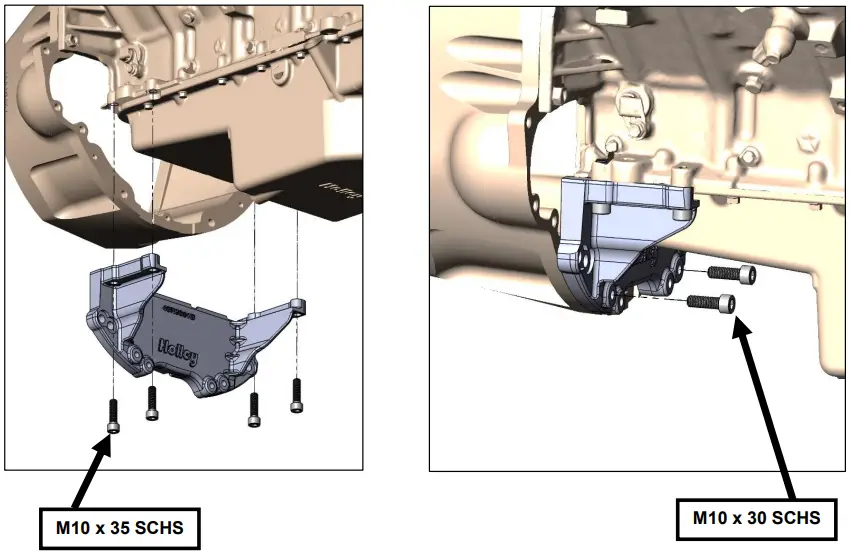 Holley-302-65-Gen.3-Hemi-Transmission-Lower-Structural-Support-FIG1