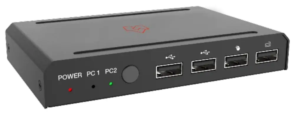 VigilLink VLKV-DP21 DisplayPort 2x1 KVM Switcher