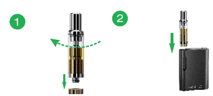 ViVANT VAULT SE Special Edition 50 Thread Battery for Oil Carts - FIg 1