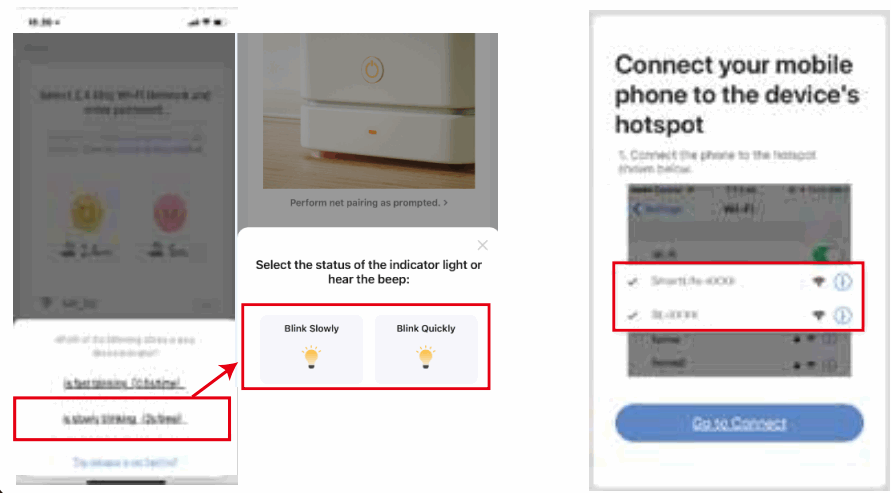 EVA LOGIK WF30S 3 Way Wi Fi Smart On Off Switch - configuration mode