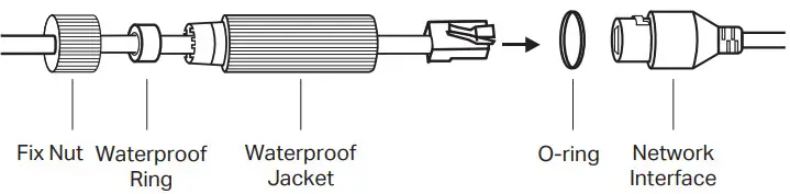 tp link VIGI C330 Outdoor Full Color Bullet Network Camera - water
