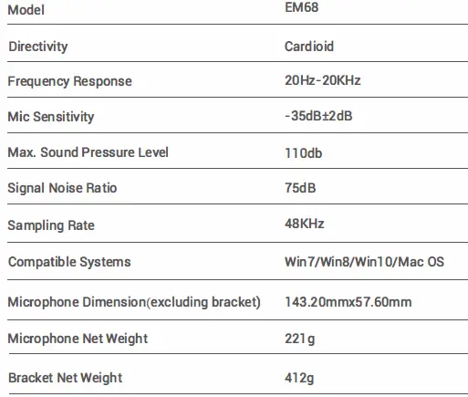 Godox EM68 RGB USB Microphone 06