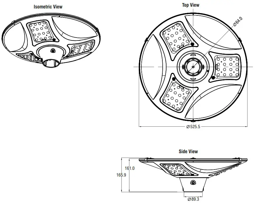 Xmart LSC 12 Landscape Series - Dimensions