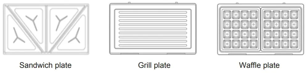 zelmer ZSM7900 3 In 1 Sandwich Maker - fig 2