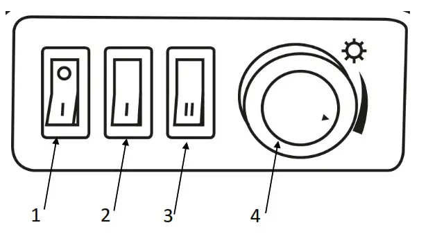 ZANUSSI ZEFSTV2001B 2KW Black Electric Stove Fire - fig 2