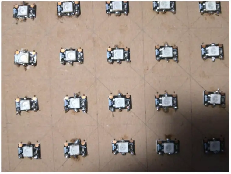 instructables Arduino LED Matrix Display - Figure 13
