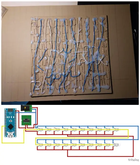 instructables Arduino LED Matrix Display - Figure 14